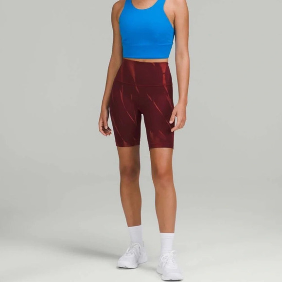 Lululemon Wunder Train High-Rise Short 8" red size 4 - Picture 11 of 11